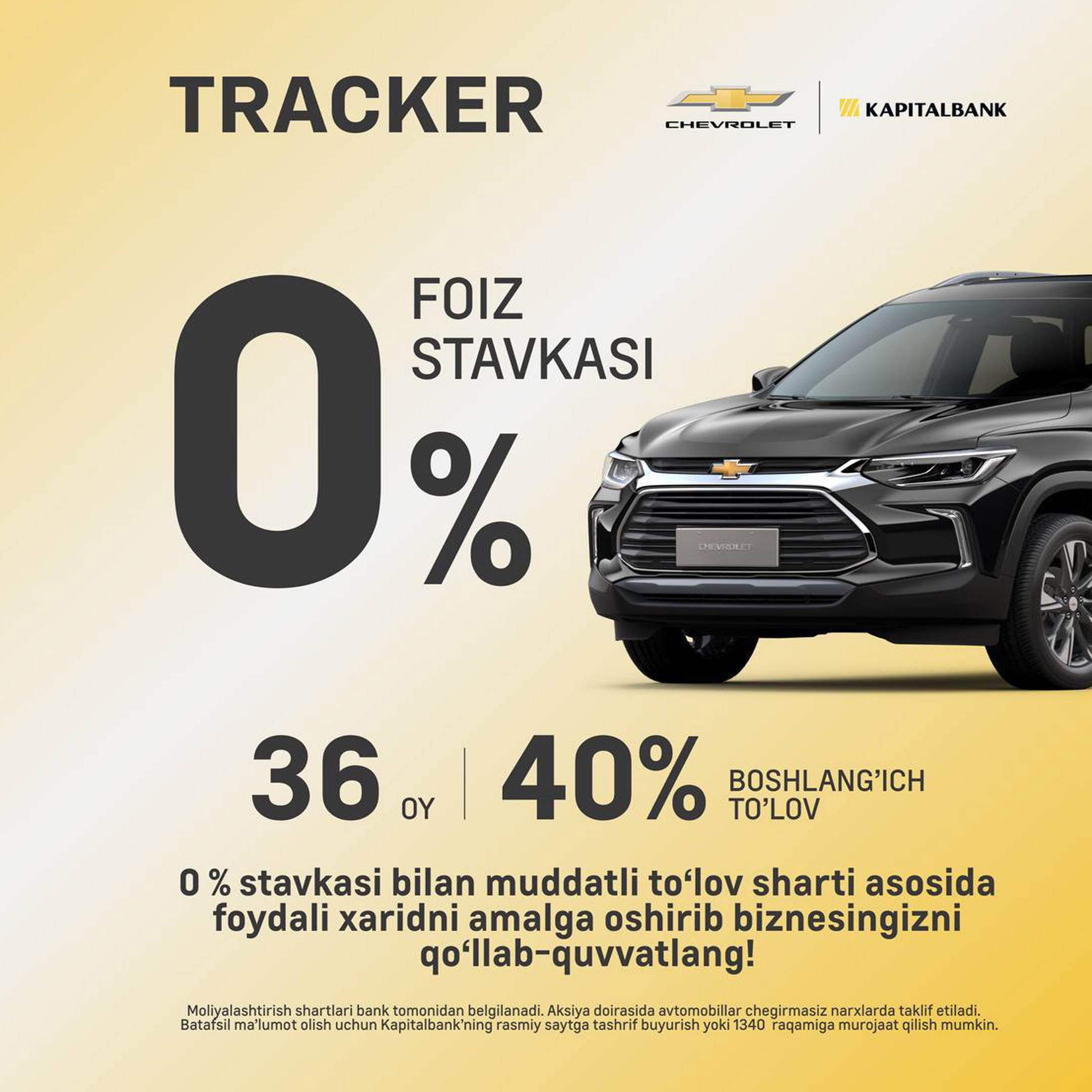 0 % bilan bir qadam oldinda boʻling