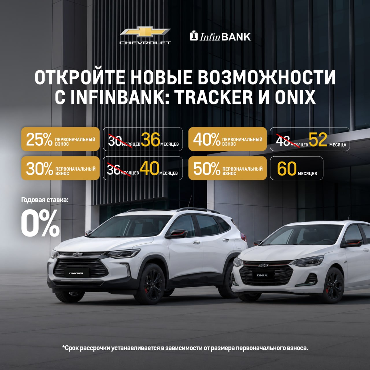 Для Chevrolet увеличены сроки рассрочки!