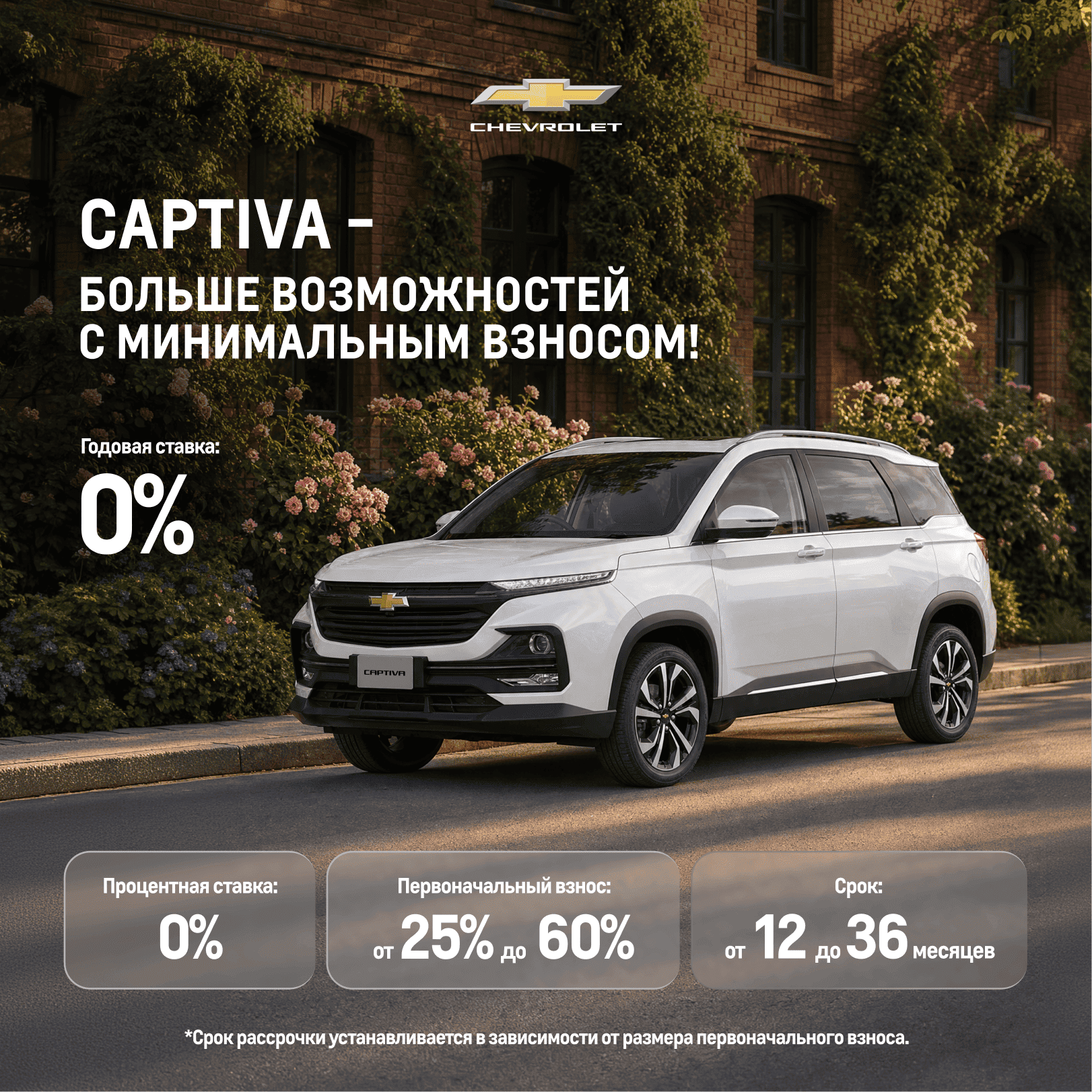 Выгодные условия приобретения Chevrolet Captiva в одном месте!